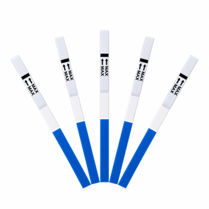 Fanned-Blue-Handled-Diagnostic-Test-Strips