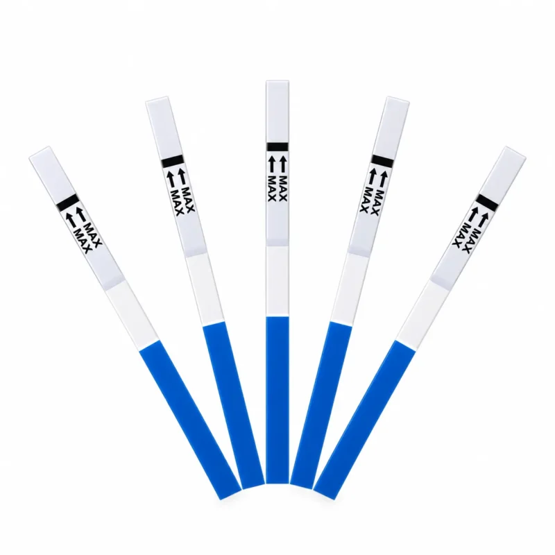 Fanned-Blue-Handled-Diagnostic-Test-Strips